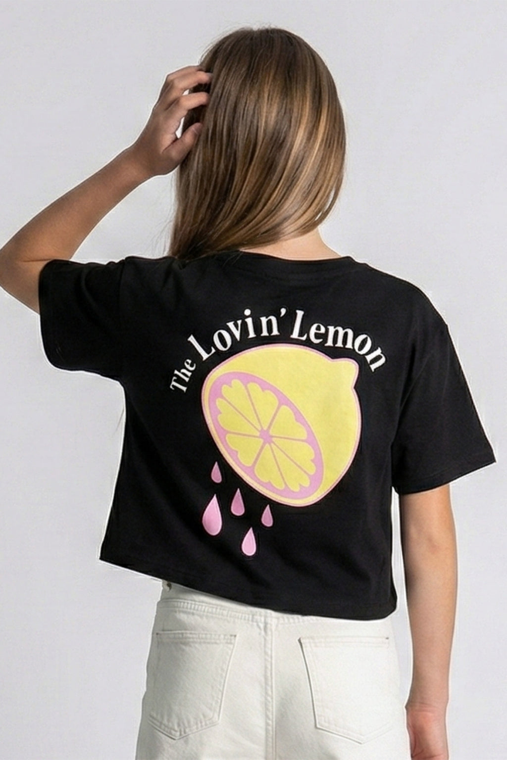 Lovin' Lemon Graphic Tee White