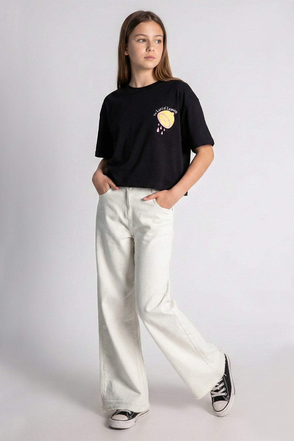 Lovin' Lemon Graphic Tee White