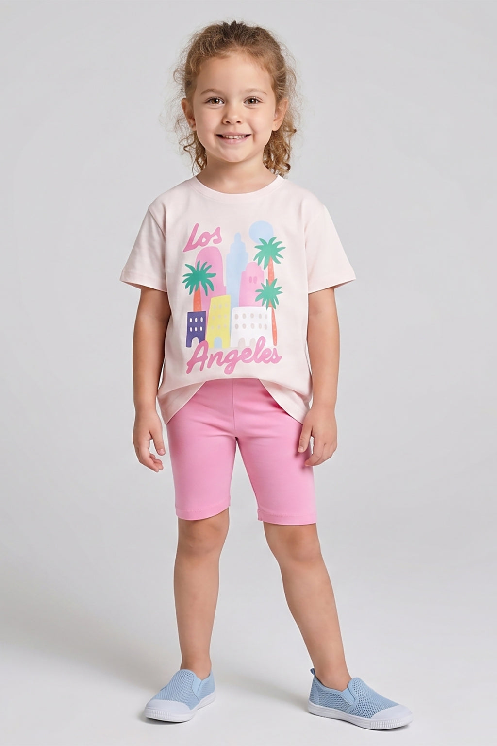 LA Vibes Graphic Set Pink