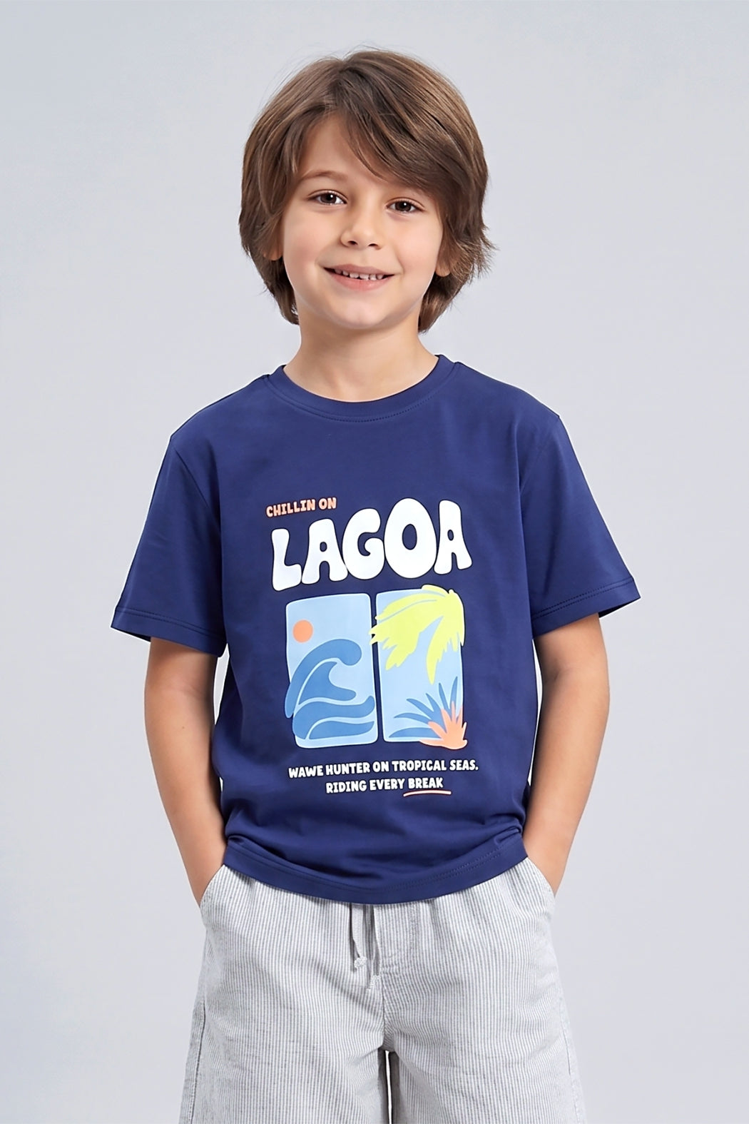 Tropical Wave Graphic Tee
