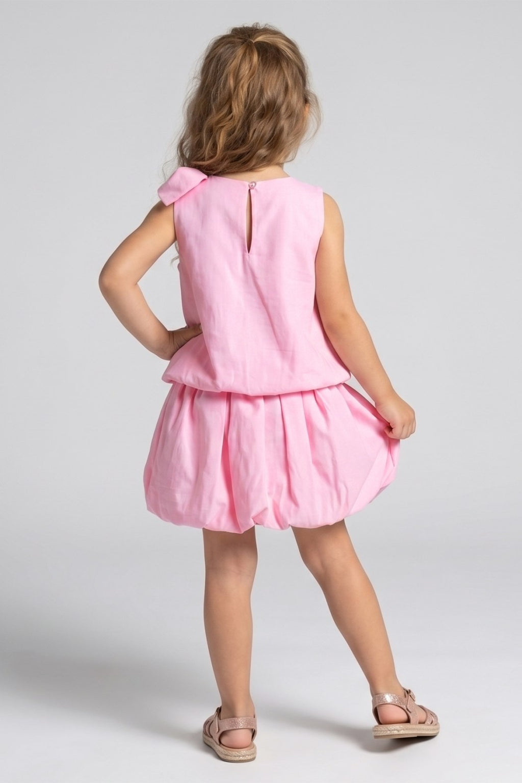 Bow & Balloon Skirt Set Pink