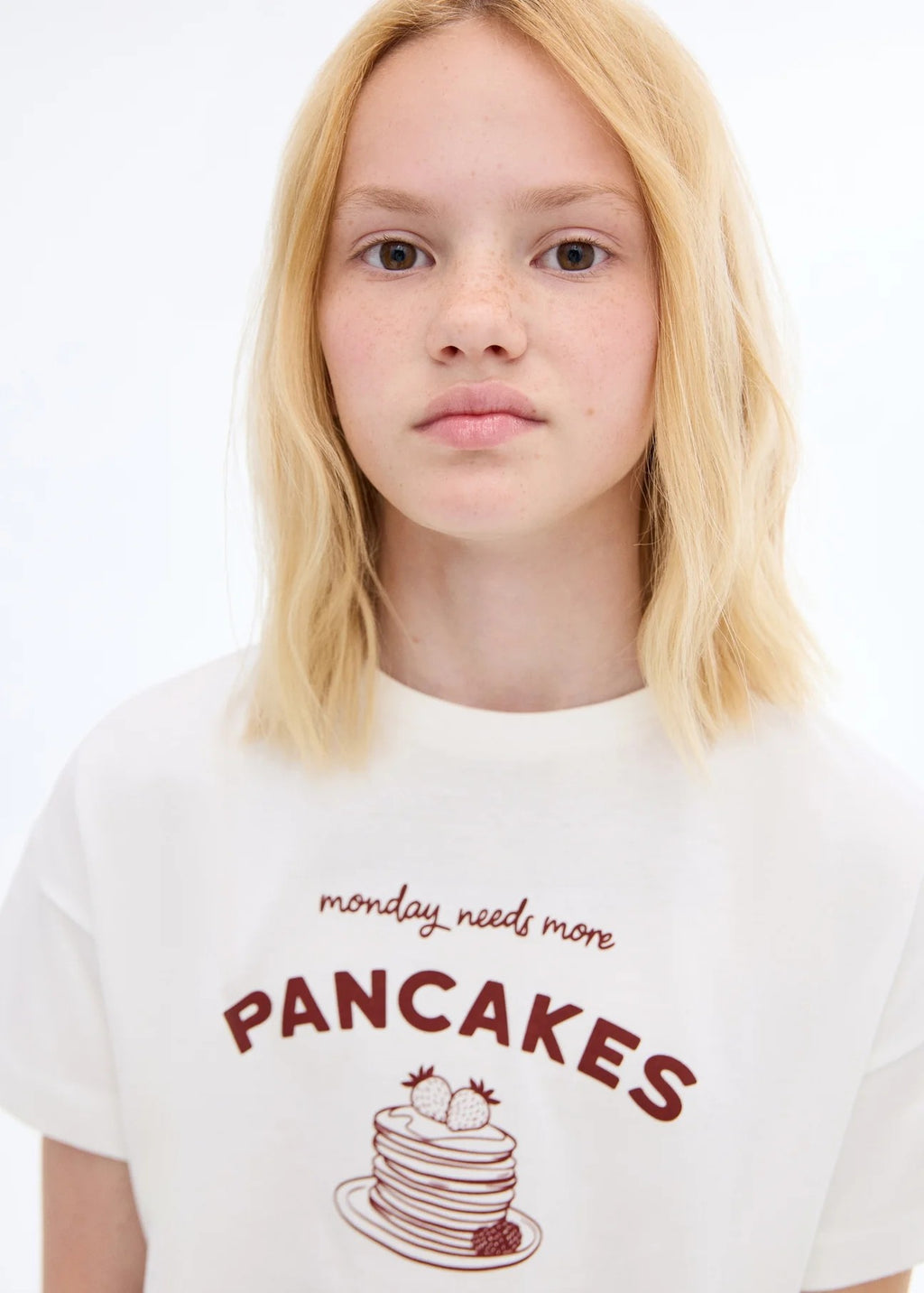 Pancake Tee & Pleated Skirt Set
