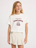 Pancake Tee & Pleated Skirt Set