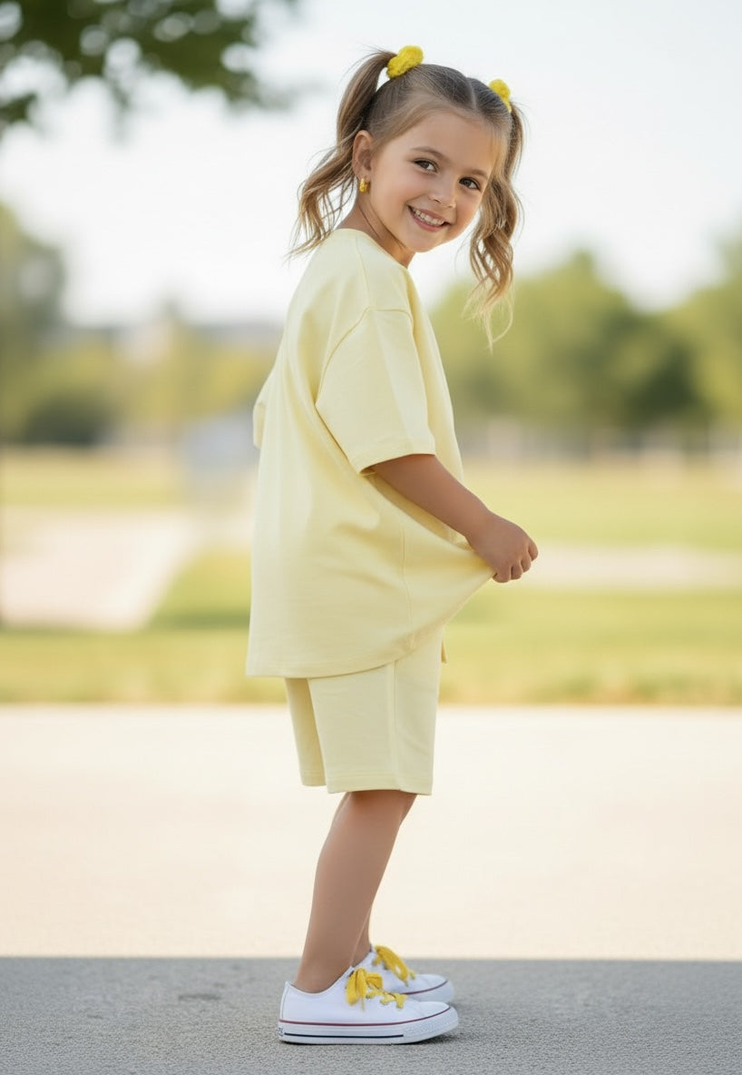 Everyday Unisex Monochromatic Set - Yellow