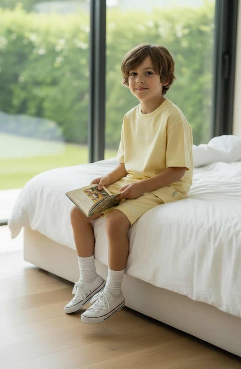 Everyday Unisex Monochromatic Set - Yellow