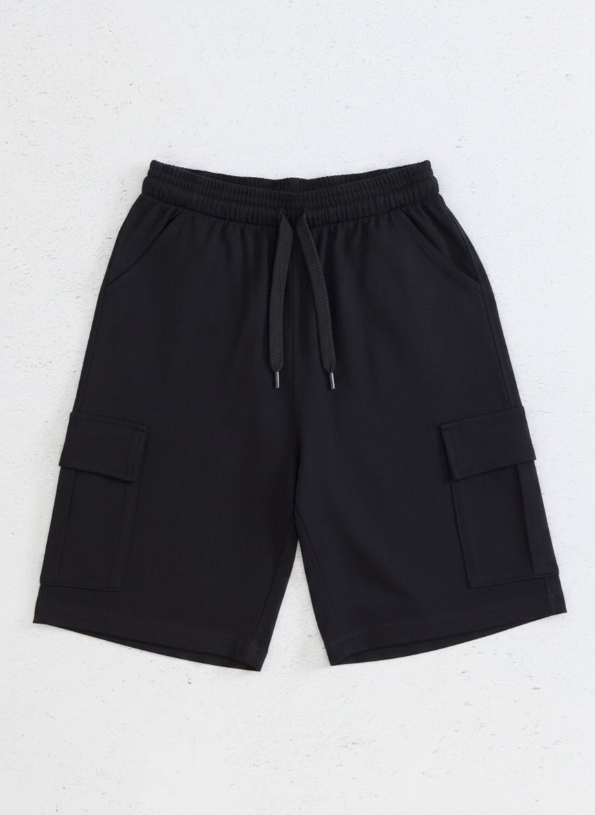 Boys Jogger Shorts Black