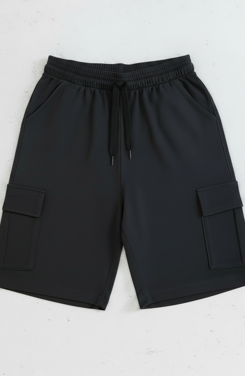 Boys Jogger Shorts Dark Grey