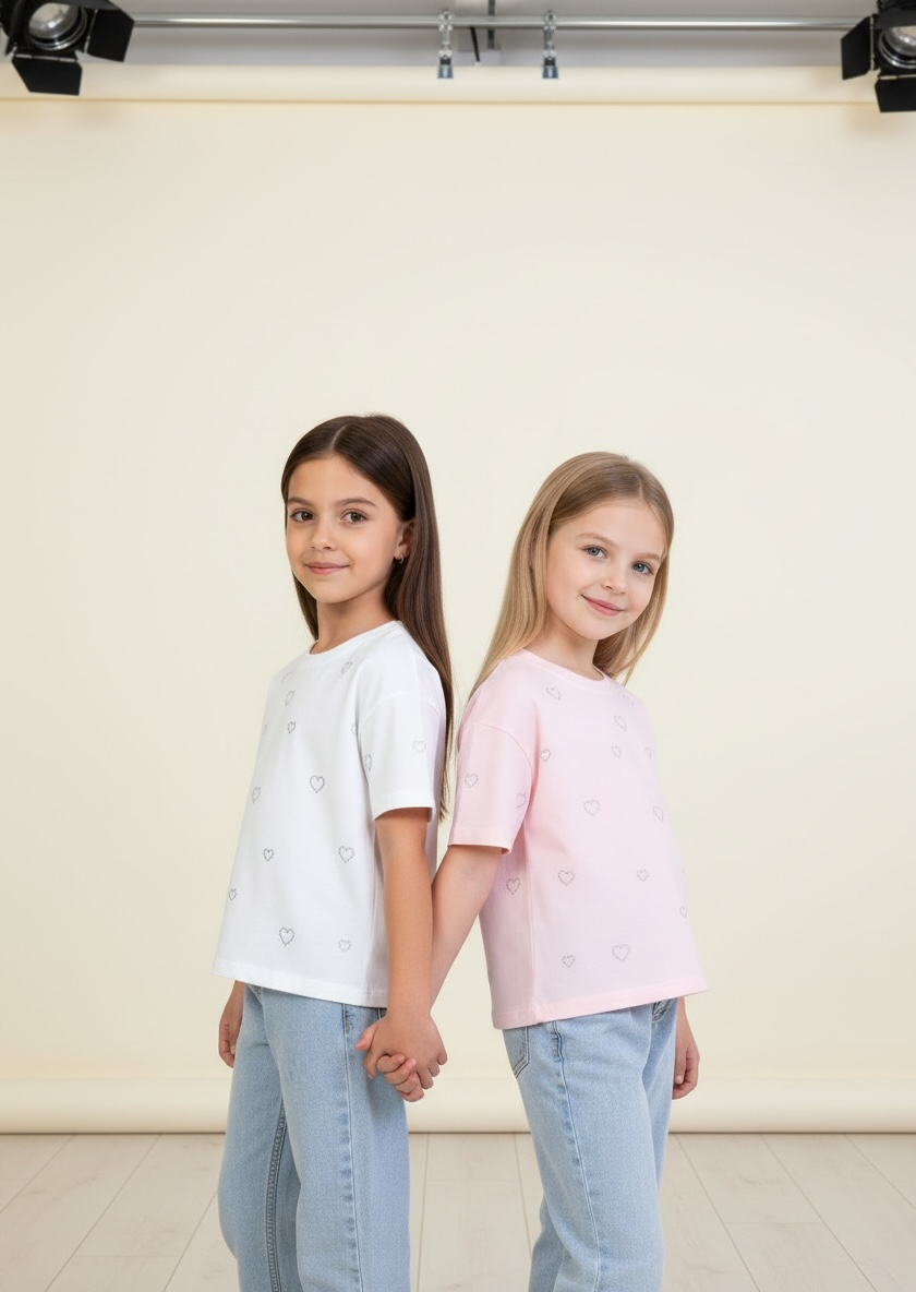 Sweet Hearts White Tee