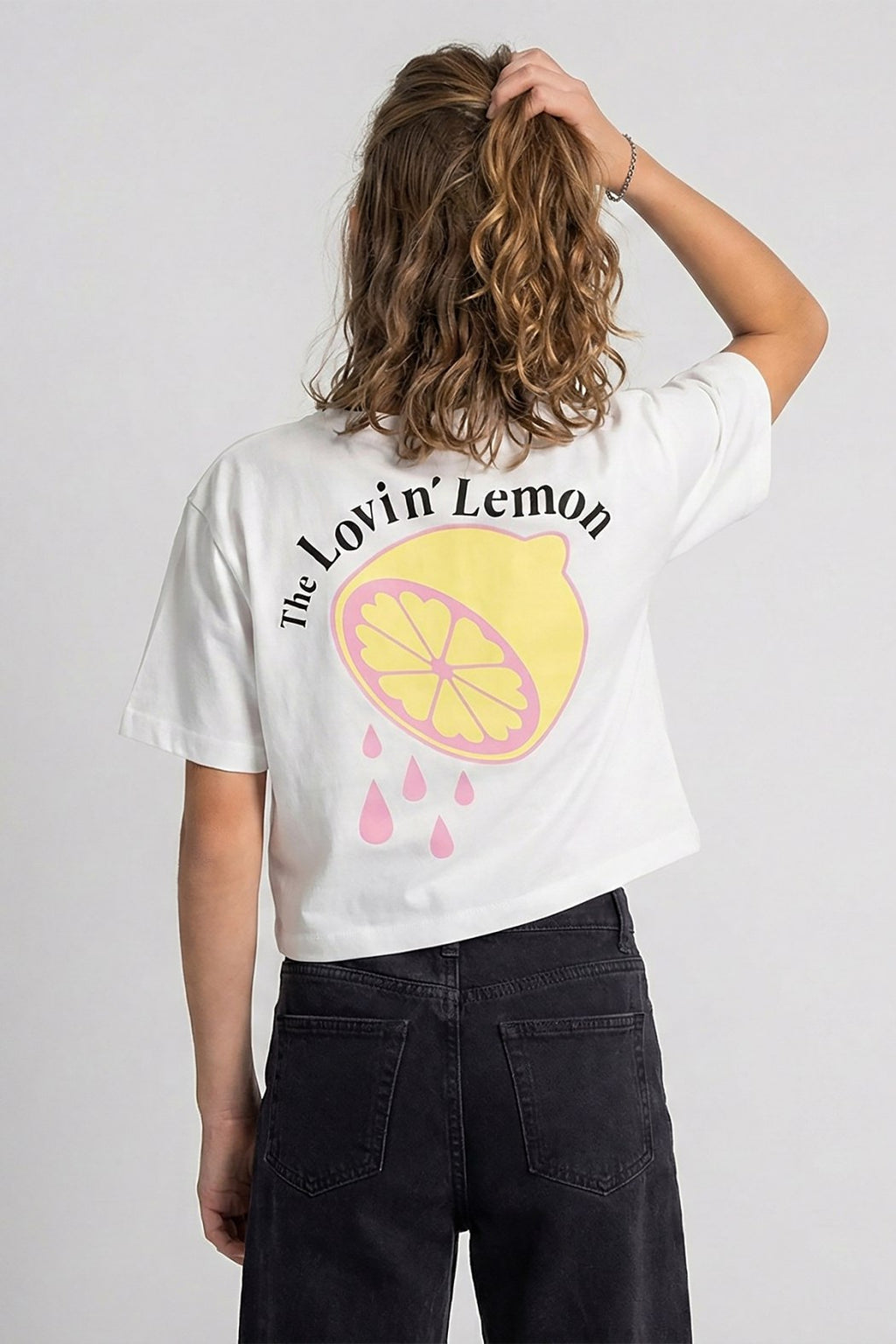 Lovin' Lemon Graphic Tee White