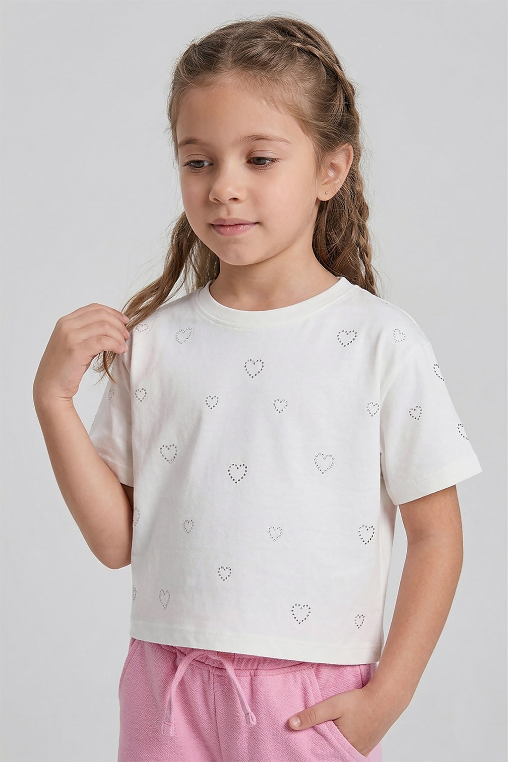 Sweet Hearts White Tee