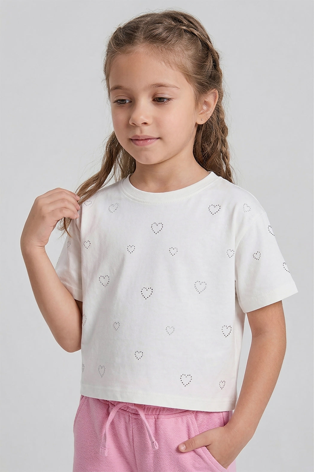 Sweet Hearts White Tee