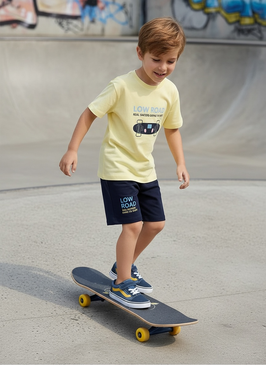 Skater Boy Set Yellow