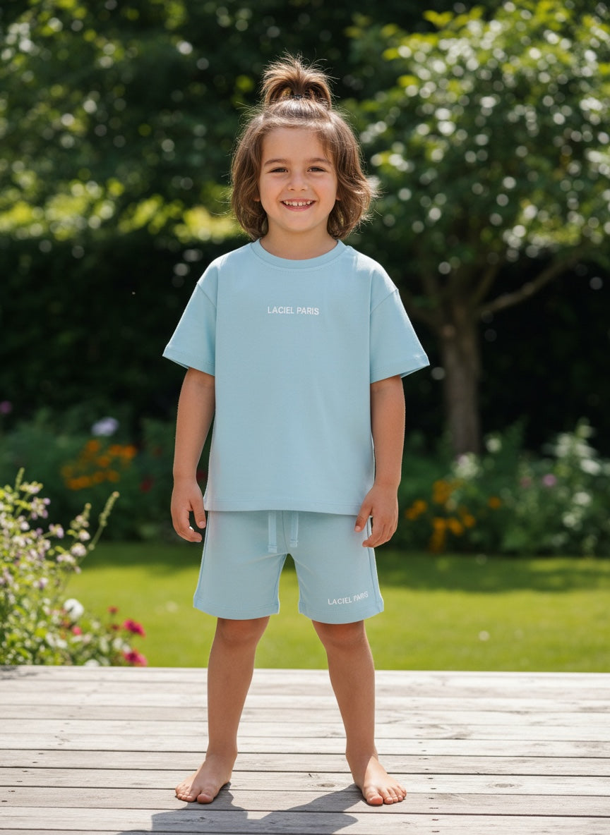 Everyday Unisex Monochromatic Set - Blue