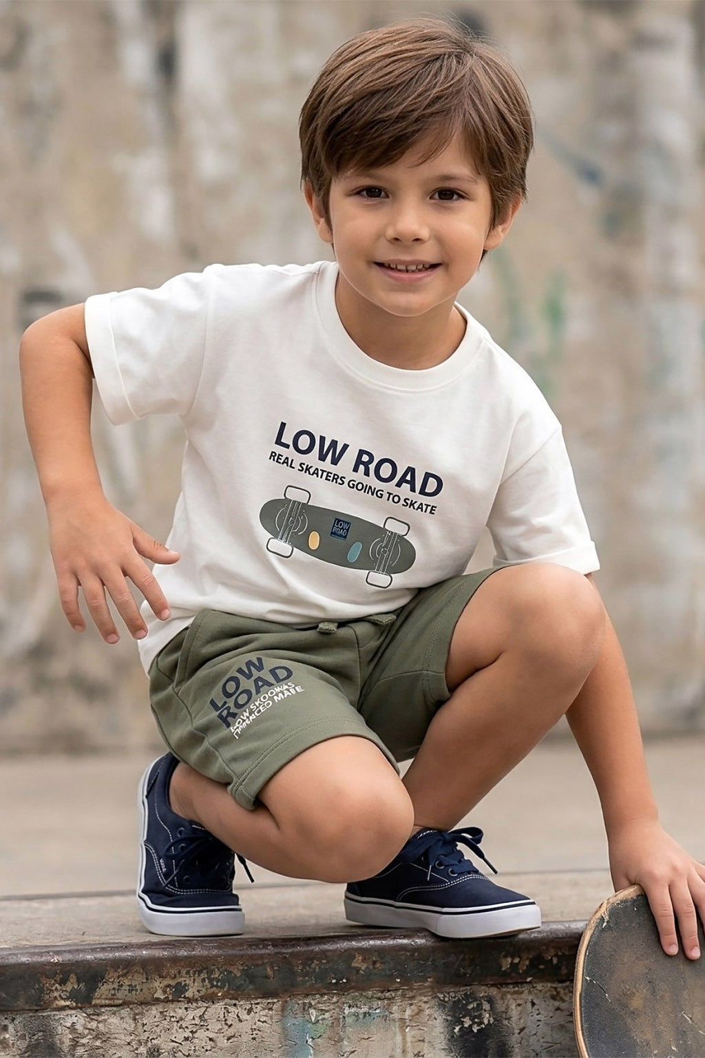Skater Boy Set White