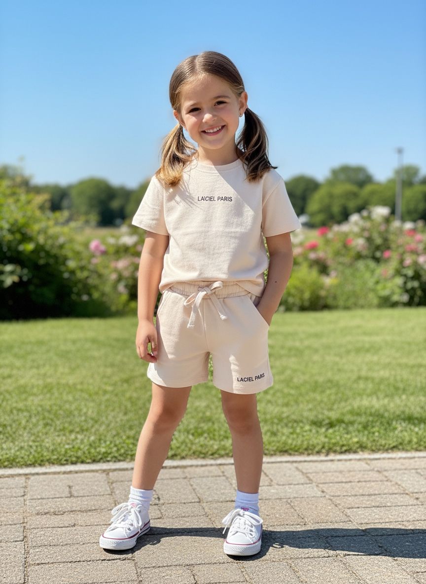 Everyday Unisex Monochromatic Set - Beige