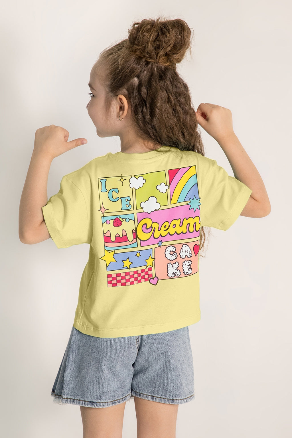 Ice Cream Tee - Yellow