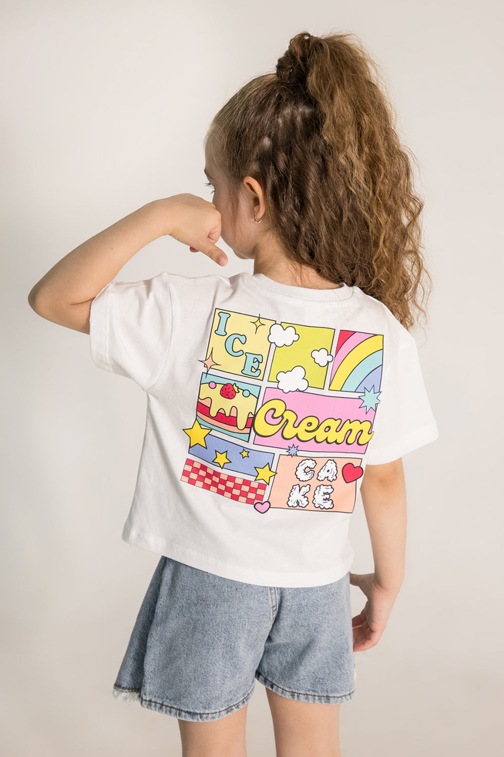 Ice Cream Tee - White