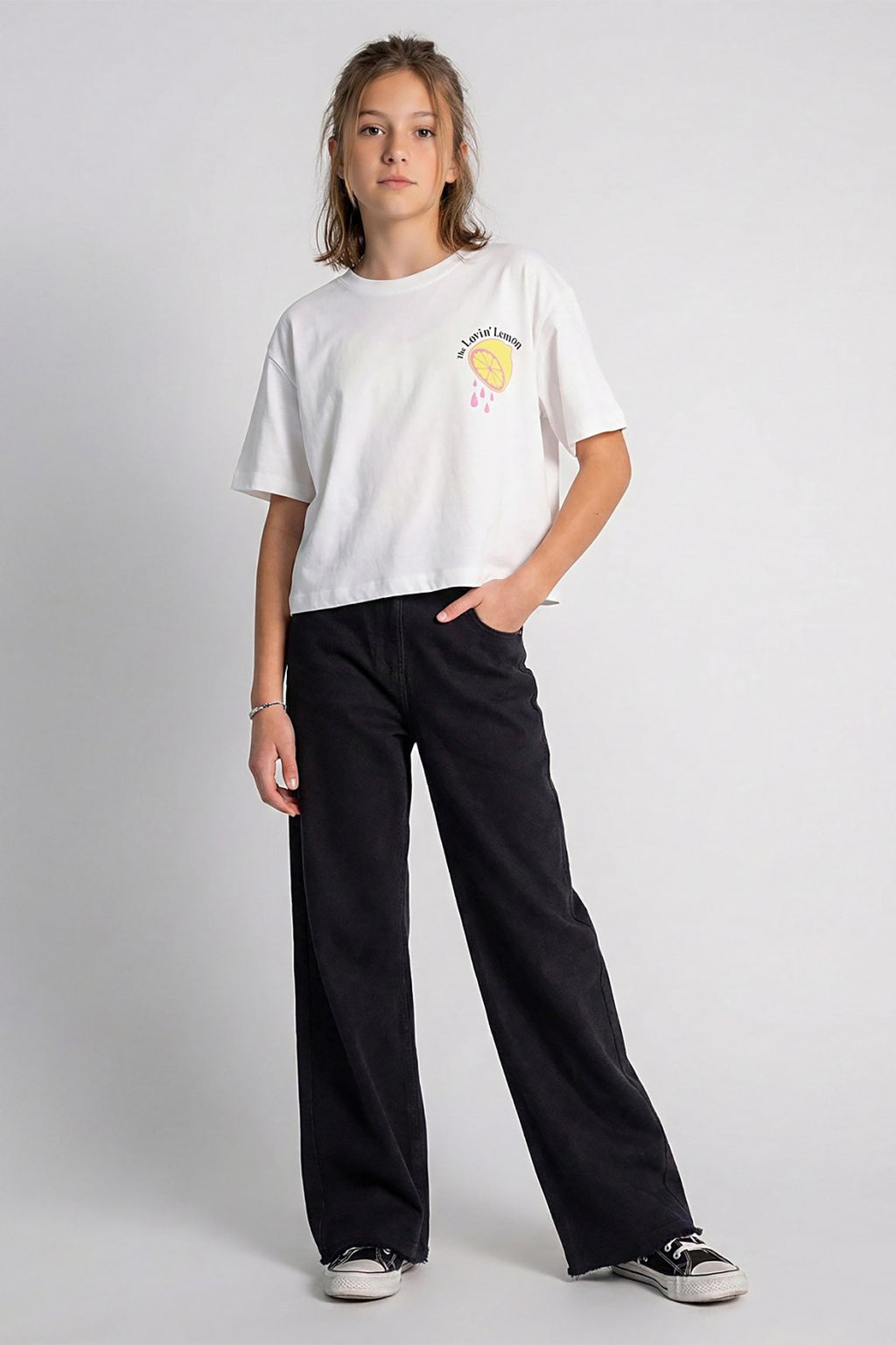 Lovin' Lemon Graphic Tee White