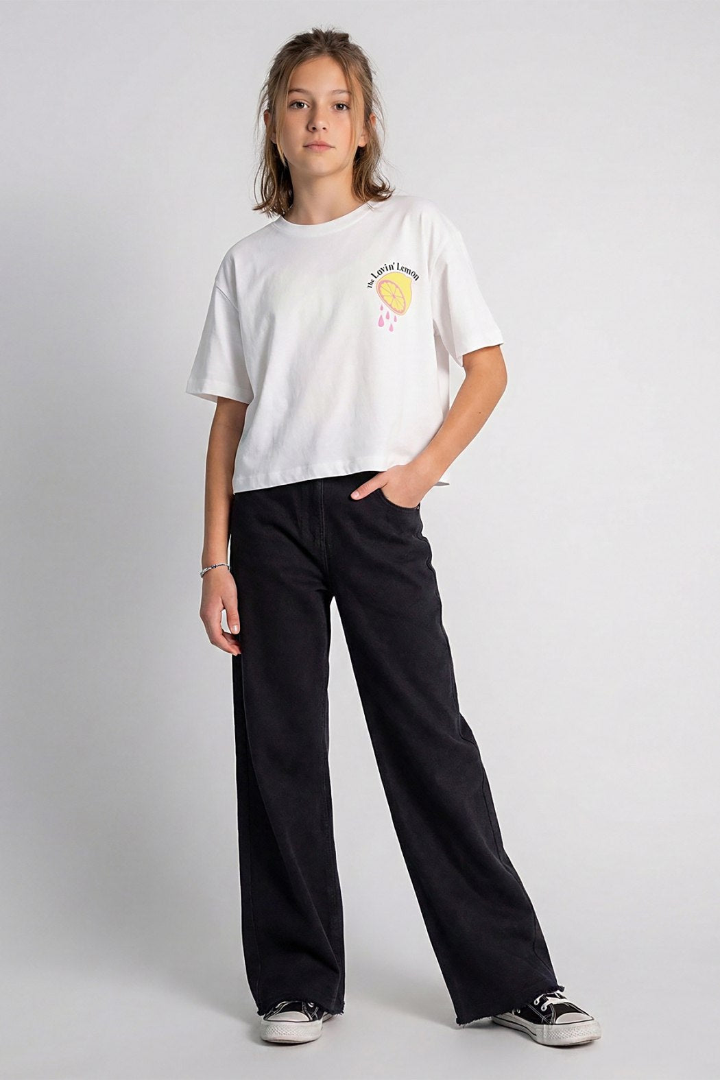 Lovin' Lemon Graphic Tee White