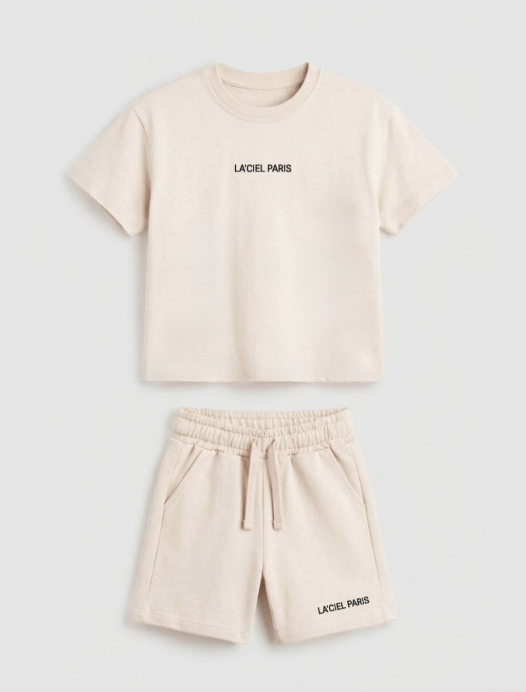 Everyday Unisex Monochromatic Set - Beige