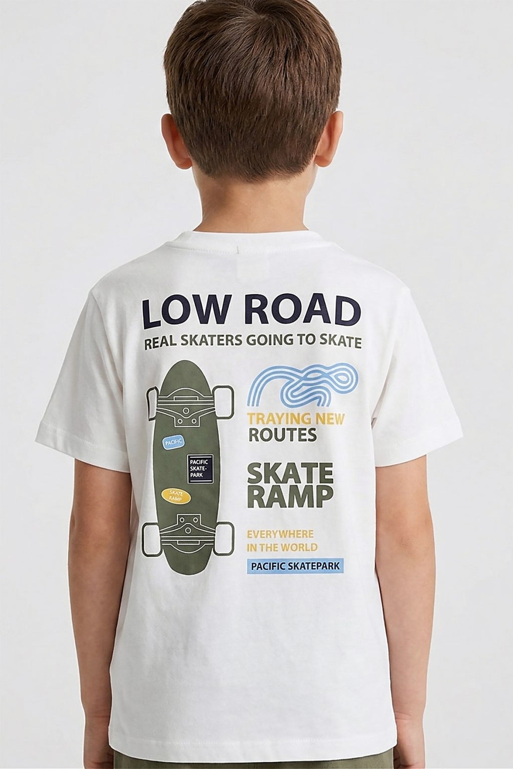 Skater Boy Set White